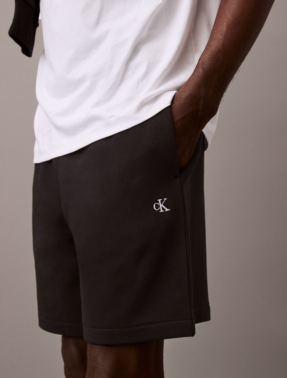 Шорты Calvin Klein Archive Logo Fleece Black