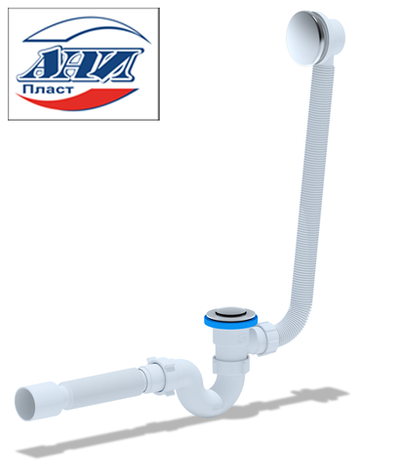 АНИ  ЕC155  Сифон 1 1/2 для ванны с гофрой  (15/1шт)