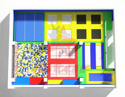 Акробатический центр с батутами - 218м2