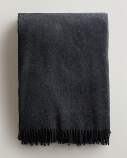Zara Home плед из шерсти, серый, 140x190 см · 6306/004