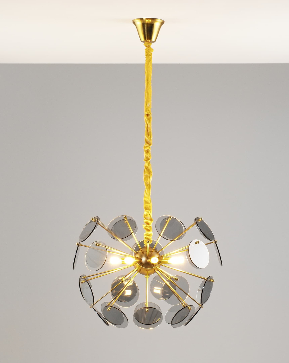 Люстра подвесная Moderli V7080-8P Komo