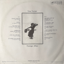 Виниловая пластинка Тина Тёрнер – Foreign Affair (Мелодия) LP
