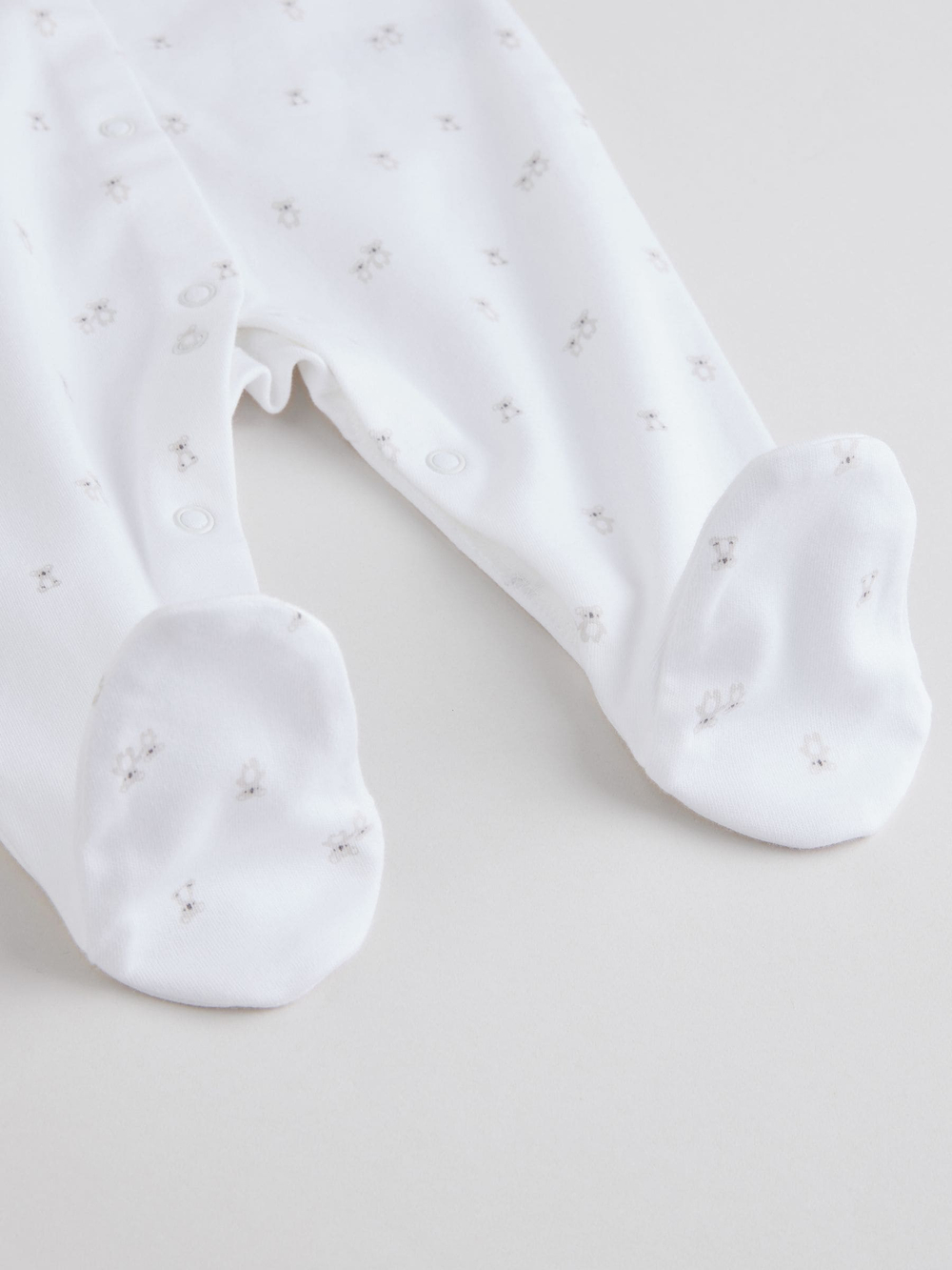 Комбинезон / Cлип для малышей Next AW3-255, 4 шт., Белый