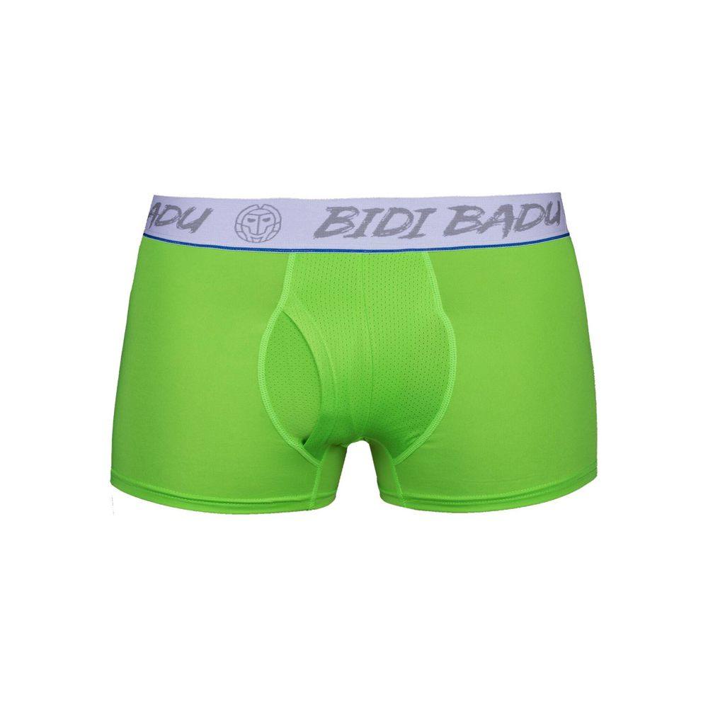 BIDI BADU Max Basic Boxer Shorts Men - Neon Green, White