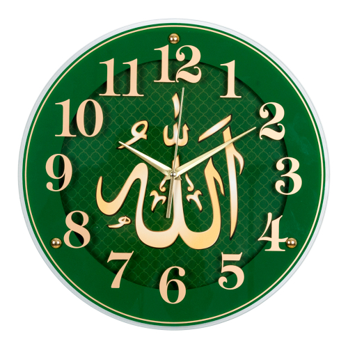 Часы настенные РУБИН  4040-104 круг d-39 см, корпус черный "Молитва"