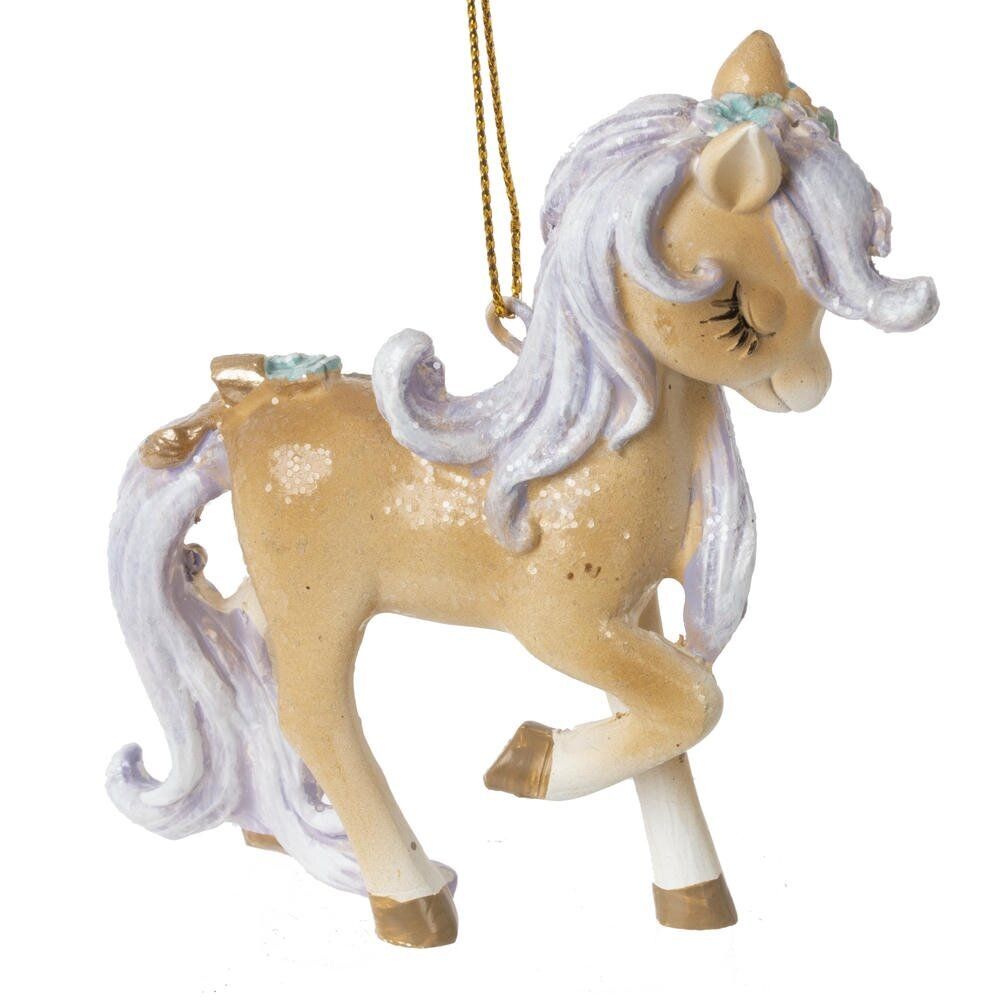 GAEM Фигурка декоративная подвесная "Лошадка", L7,5 W2 H8,5 см