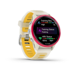 Смарт часы Garmin Forerunner 570 - 42 mm Raspberry Aluminum Translucent Bone / Mango