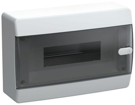 Корпус ЩРН-П-12 UNION Compact IP41 черн. прозр. дверь пластик. IEK UIC-KP12-N-12-41-K01