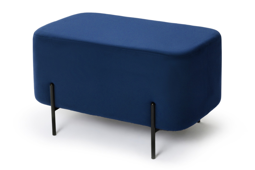 Пуф Gloria овальный Синий