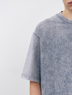 Футболка garment dyed (серый)