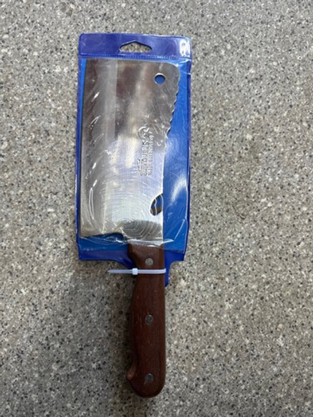 Топор кухонный синий блистер shangxing