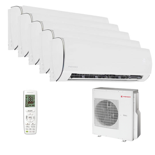 Мультисплит система на 5 комнат Pioneer KFRI25LW x 5 / 5MSHD42B
