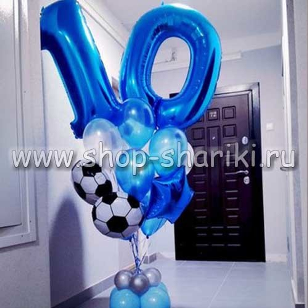 фонтан из шаров для мальчика