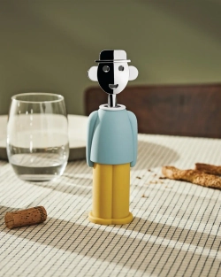 Alessi Алессандро М. Штопор красный
