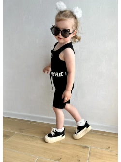 Комбинезон летний в рубчик