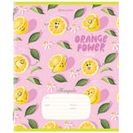 Тетрадь 18 л. BRAUBERG линия, обложка картон, "ФРУКТЫ", 106482, 5шт