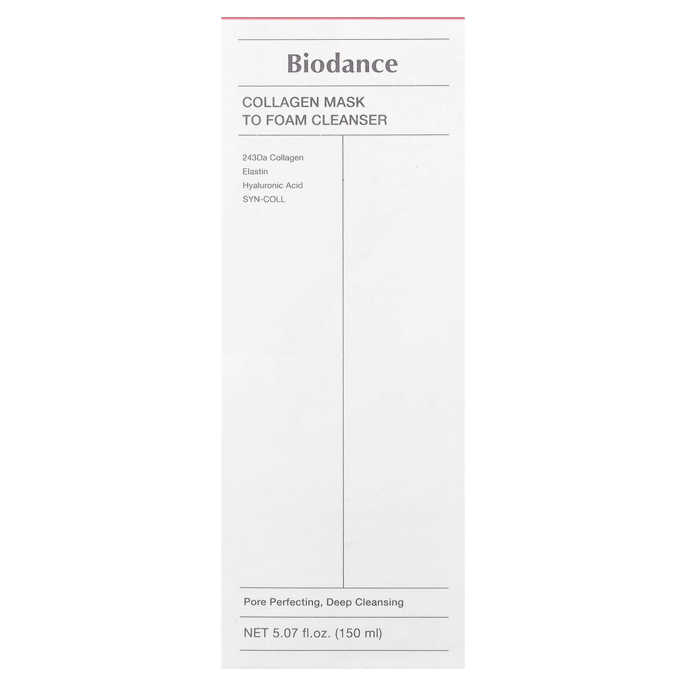 Biodance, коллагеновая маска и пенка для умывания, 150 мл (5,07 жидк. унции)