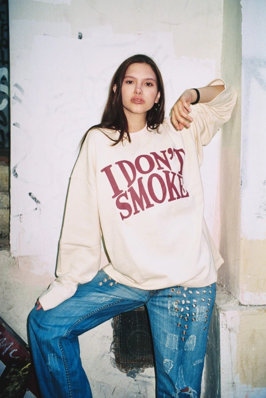 Свитшот DONSMOKE "Basic Logo" Oversized Sweatshirt