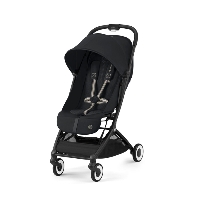 Cybex Прогулочная коляска Orfeo BLK, Magic Black с дождевиком и бампером