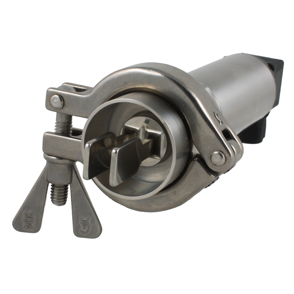 Вибрационный датчик уровня жидкостей INNOLEVEL, -40 +150°С, Pmax=40 bar, 12 - 55 VDC, IP65, соединение - Clamp DN40, удлинение 40 мм, нерж. сталь 316L, электрополировка зондов