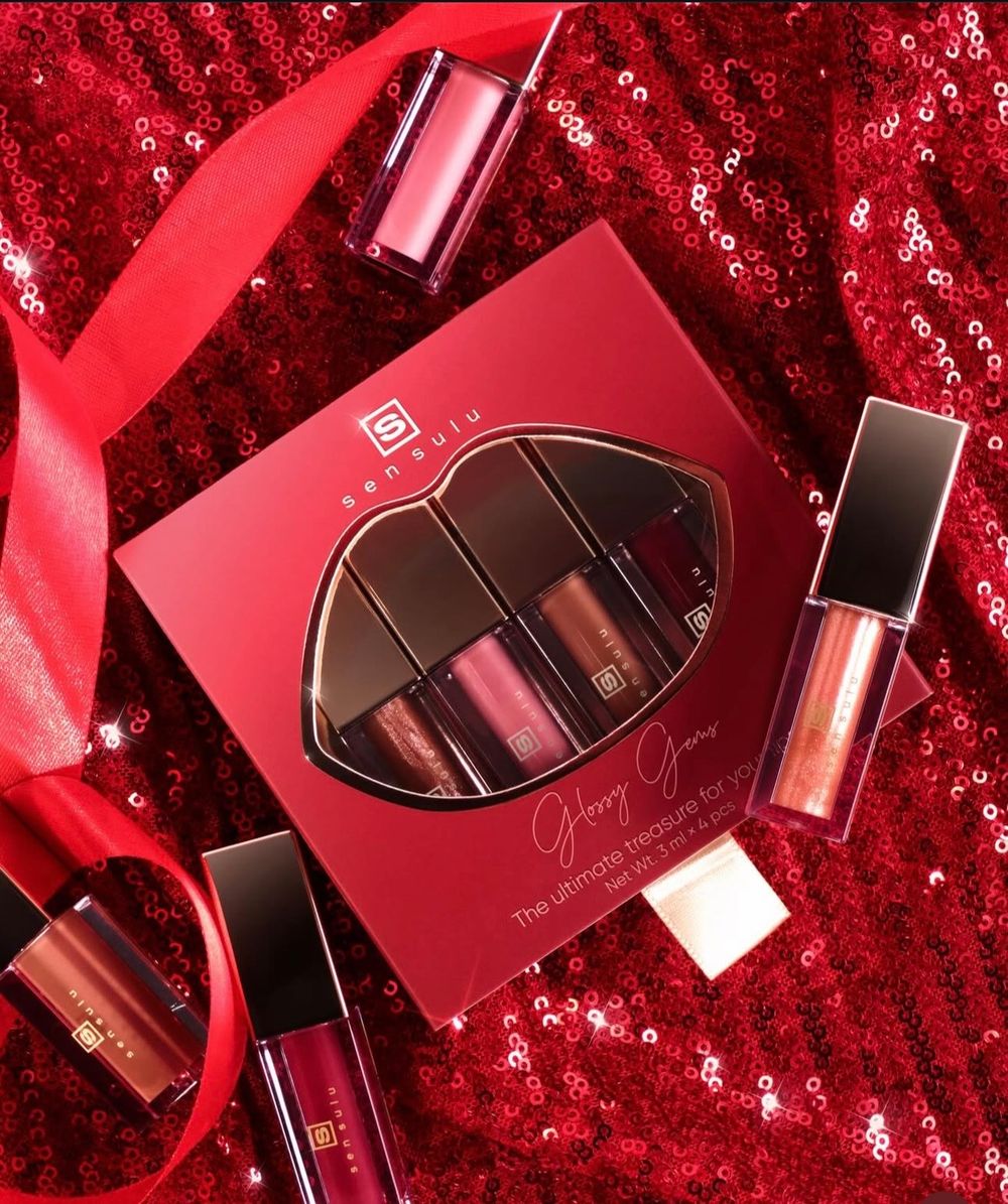 Набор мини-блесков для губ SenSulu Mini Lipgloss Glossy Gems