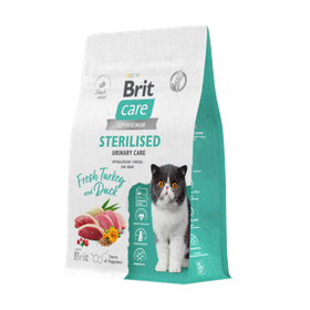 Brit Care Sterilised Индейка с Уткой 1,5кг.