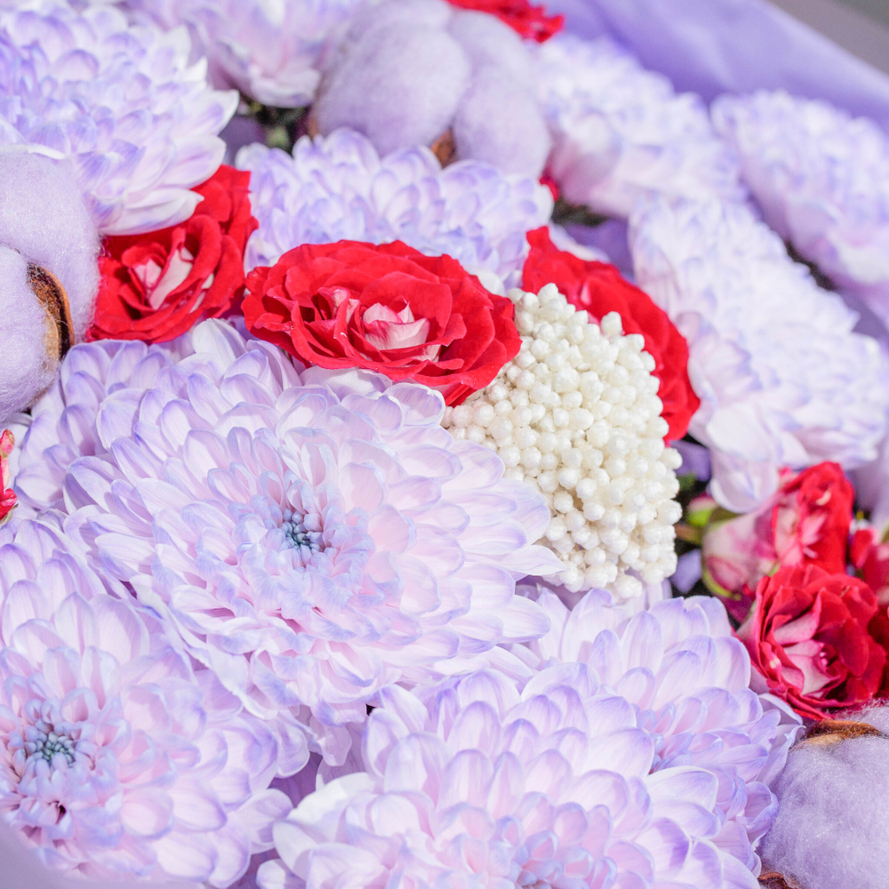 Букет цветов Сиреневое утро