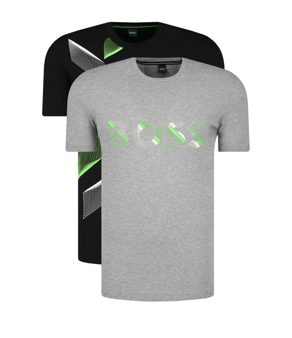 футболка 2 шт. BOSS GREEN - серый(50480464)