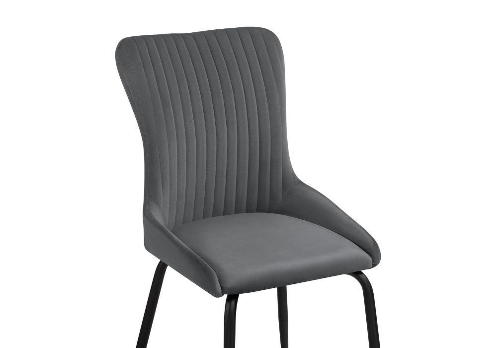 Стул на металлокаркасе Lado gray / black