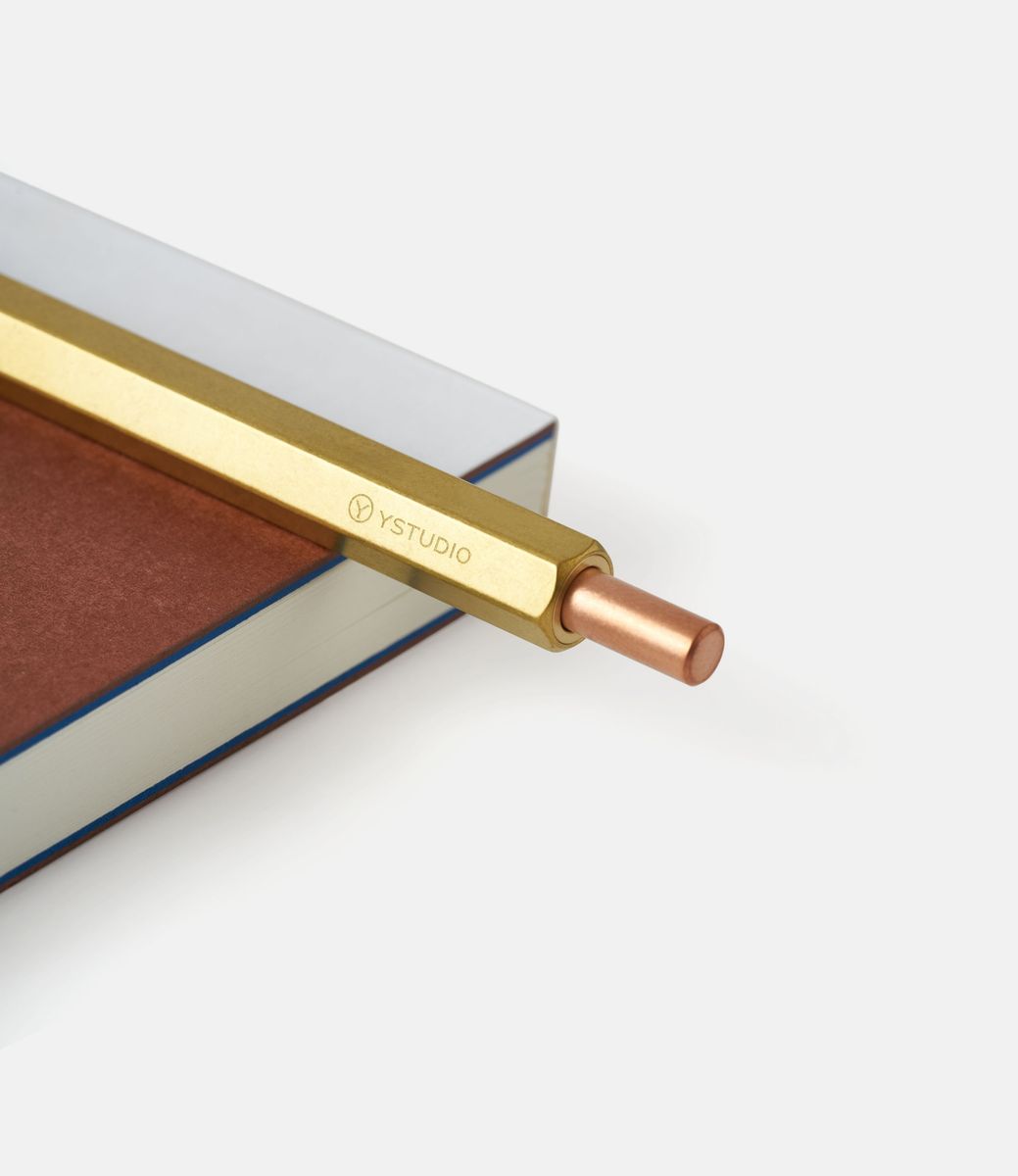 Ystudio Mechanical Pencil Lite Brass — механический карандаш из латуни