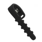 Эрекционное кольцо с электростимуляцией Sex Expert черное 2,8 см