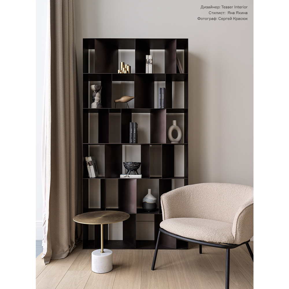 Лаунж-кресло Bergenson Bjorn Paal, букле, бежевое