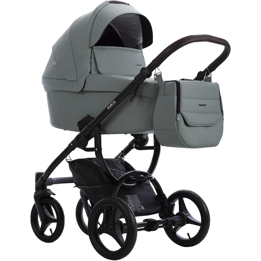 Детская коляска Bebetto Luca Pro 2 в 1 32 шалфей кожа