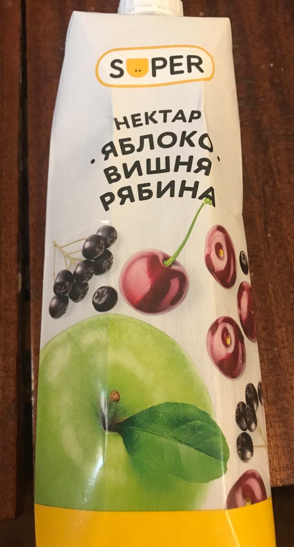 Нектар яблоко вишня рябина 1л