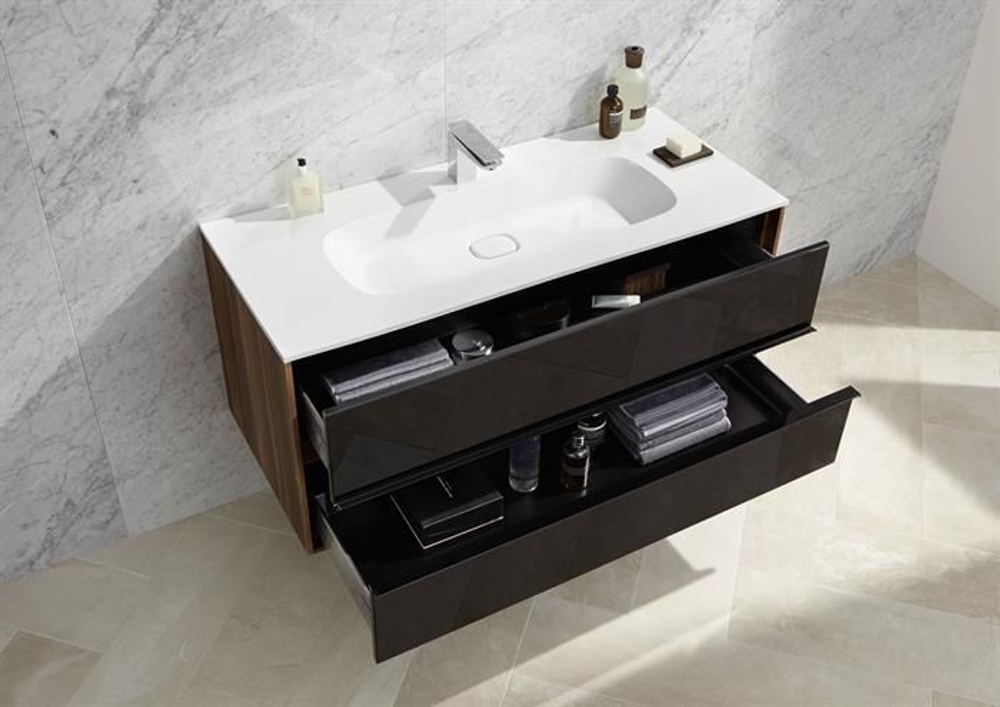 Тумба с раковиной VitrA Metropole 100, 2 ящика