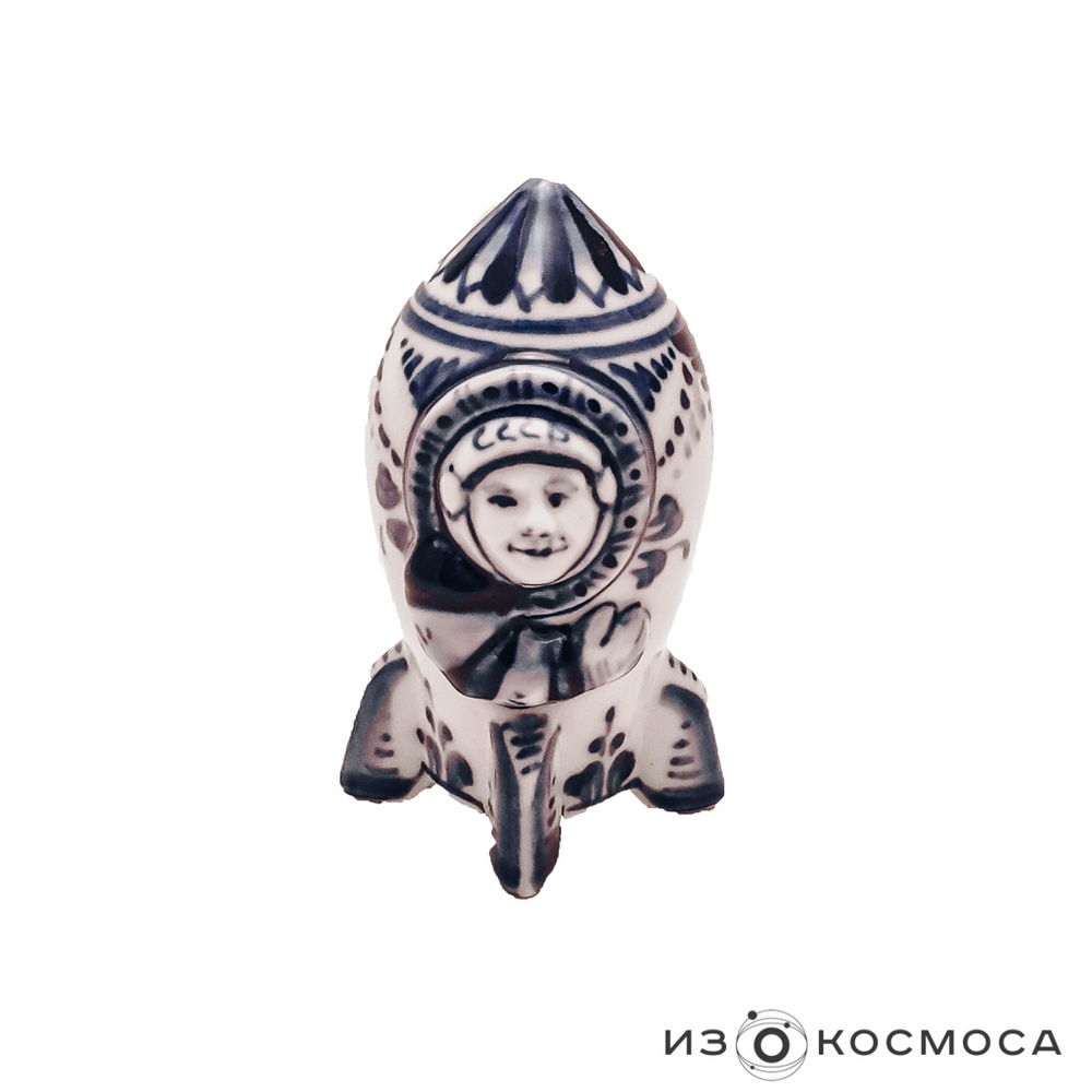 Скульптура "Ракета с 1 космонавтом"
