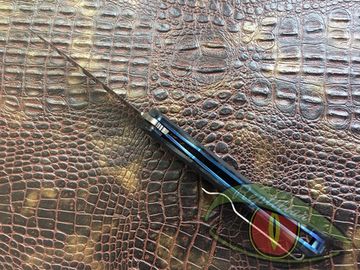 Складной нож Reptilian Чекан c клинком из стали 9Cr18MoV, рукоять G10