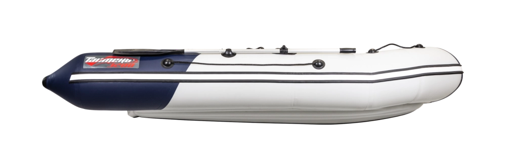 Лодка Таймень NX 3200 НДНД, 3200*1500*420 мм., цвет серый - синий