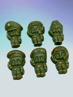 Форма пластиковая Малыши военные