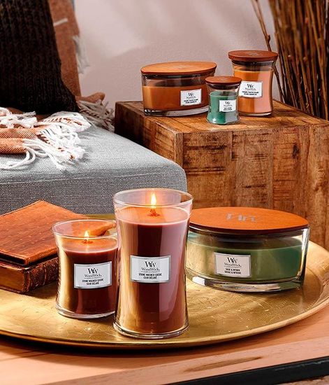 Сливовый коньяк, ароматическая свеча, WoodWick