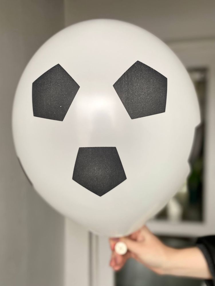 Воздушный шар с рисунком футбольный мяч 35см ПАЛИТРА №4357