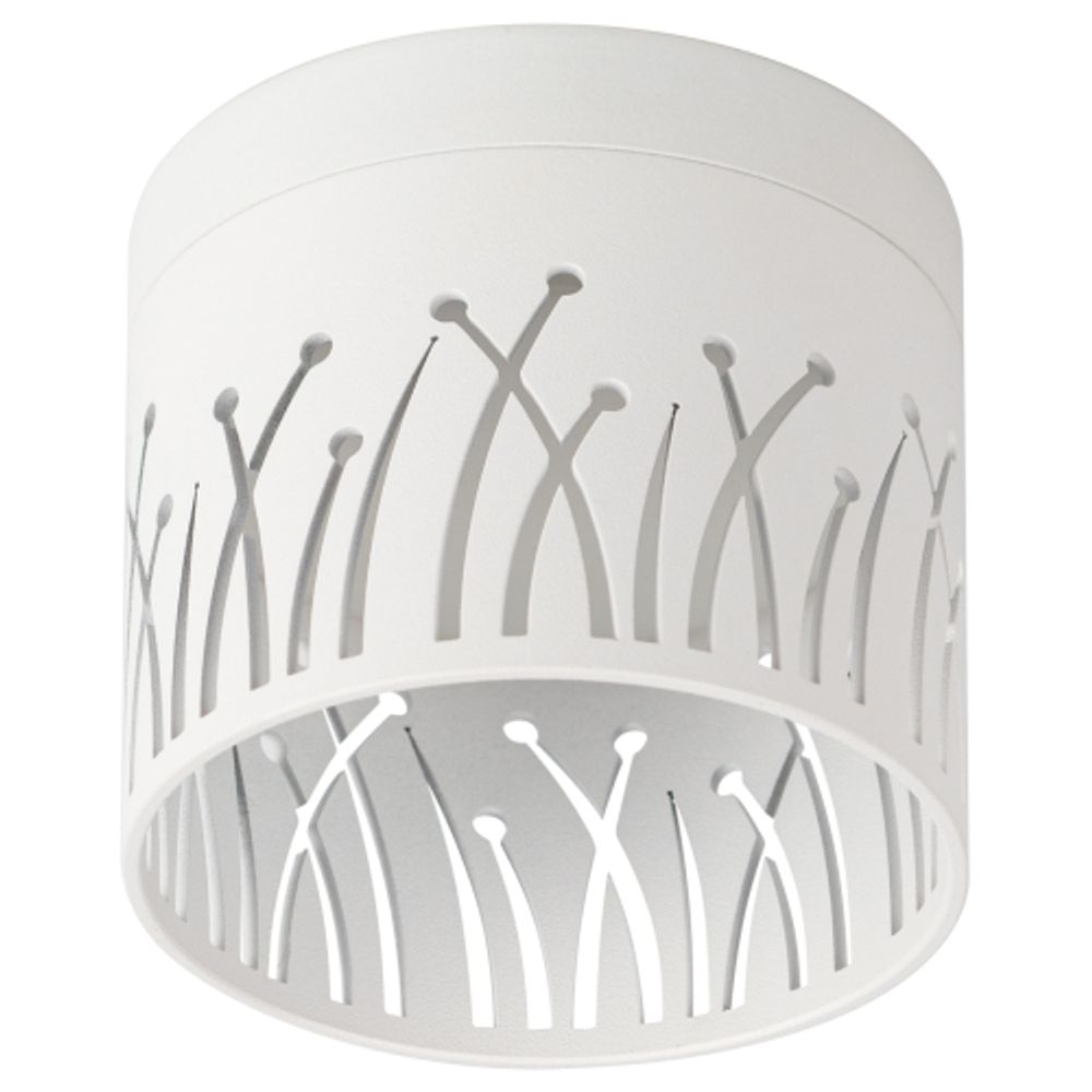 Светильник настенно-потолочный спот ЭРА OL54 WH под лампу GX53 белый IP20 | Накладные светильники