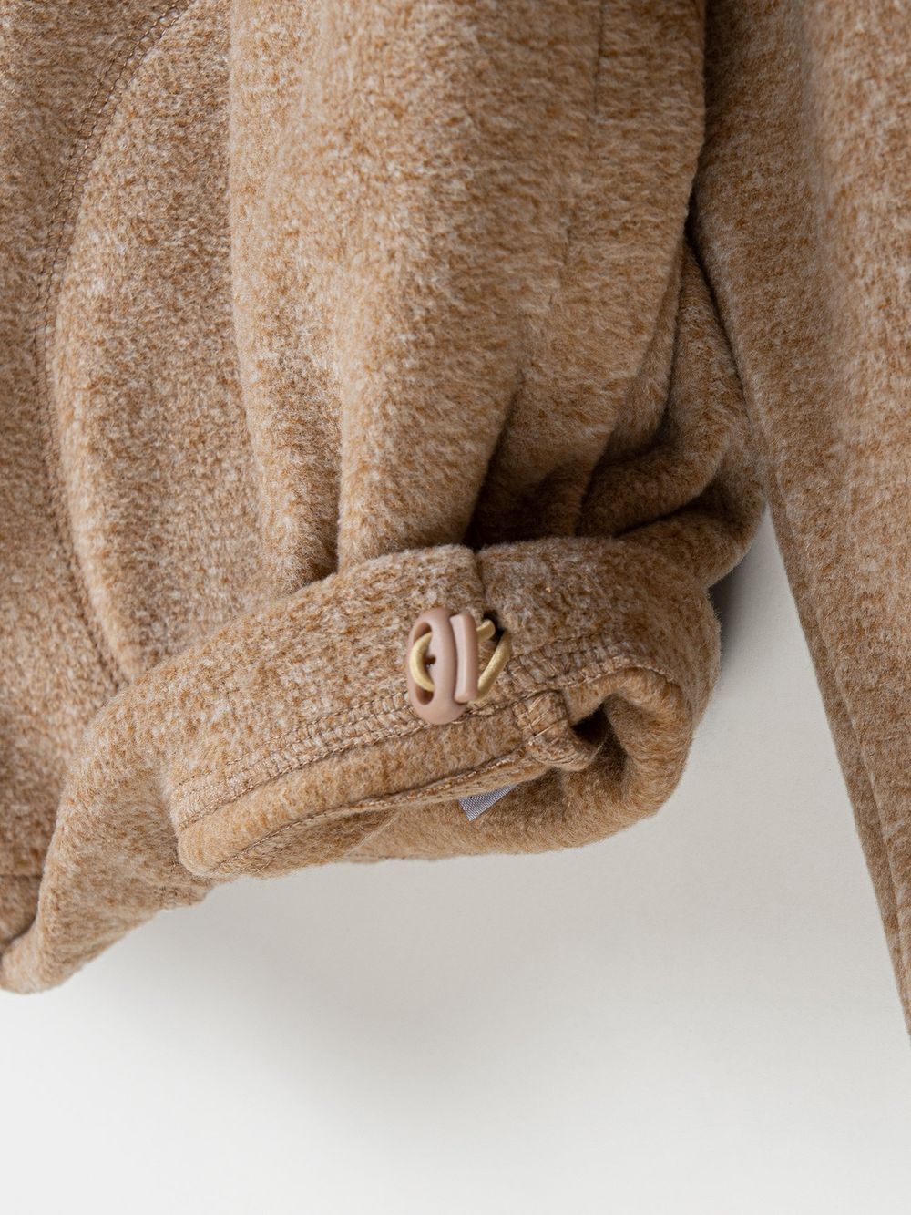 Олимпийка флисовая "Бежевый меланж" 7+