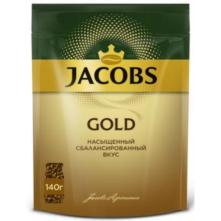 Кофе растворимый Jacobs Gold 140 гр