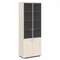 Шкаф со стеклом в алюминиевом профиле высокий 820х440х2195 V-614
