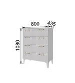 Спальня Толедо Комод ТК-20