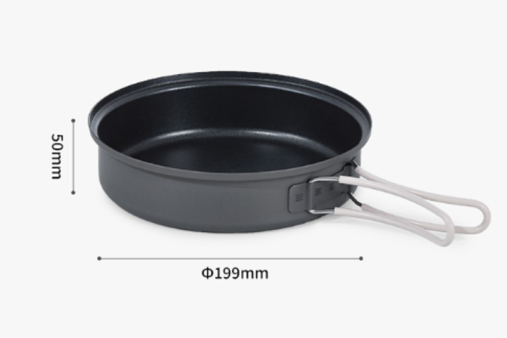 Набор посуды Naturehike туристический 4 в 1 (с чайником)