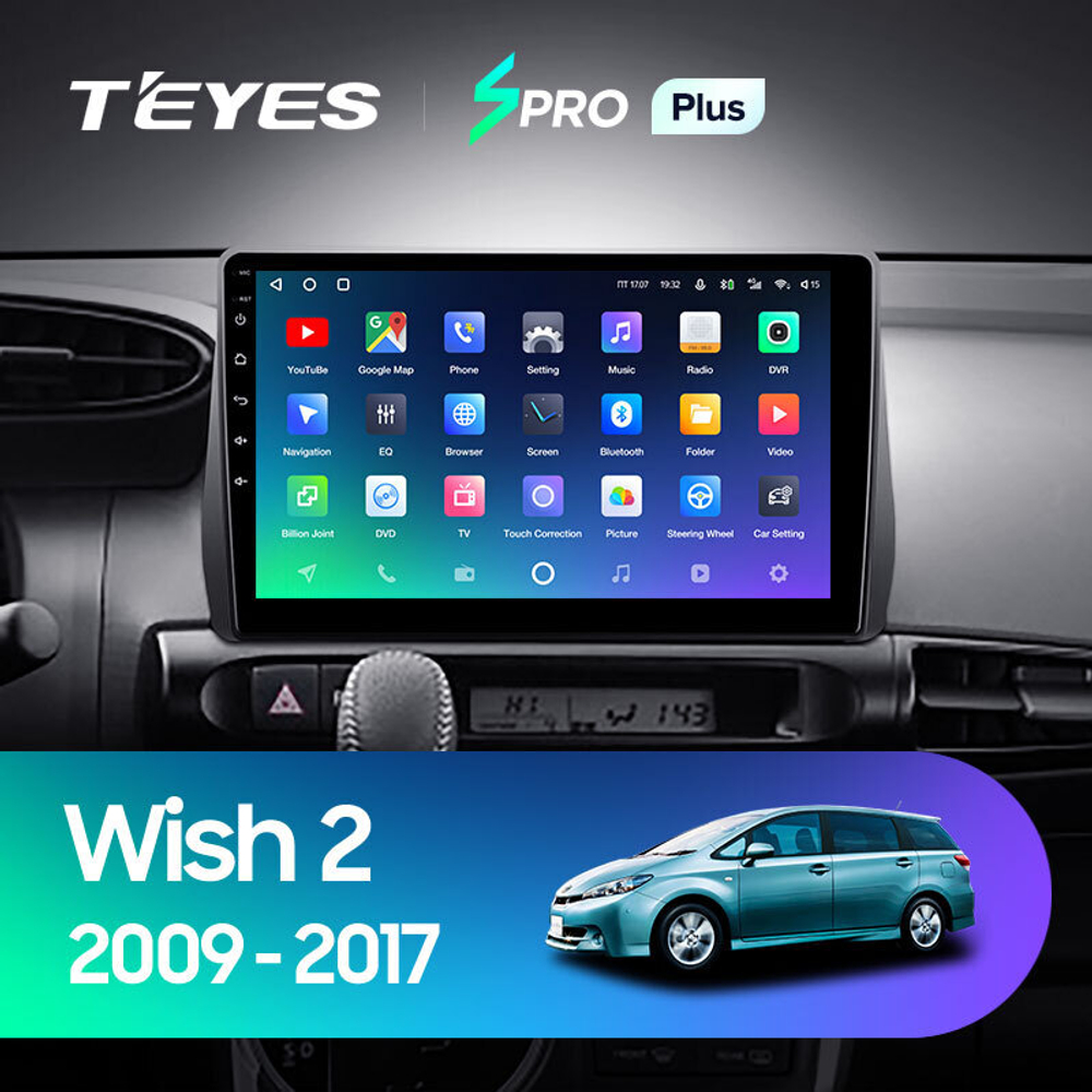 Teyes SPRO Plus 10,2" для Toyota Wish 2009-2017
