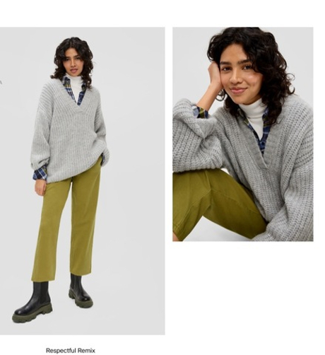 relaxed: Женские Брюки-чиносы из твила