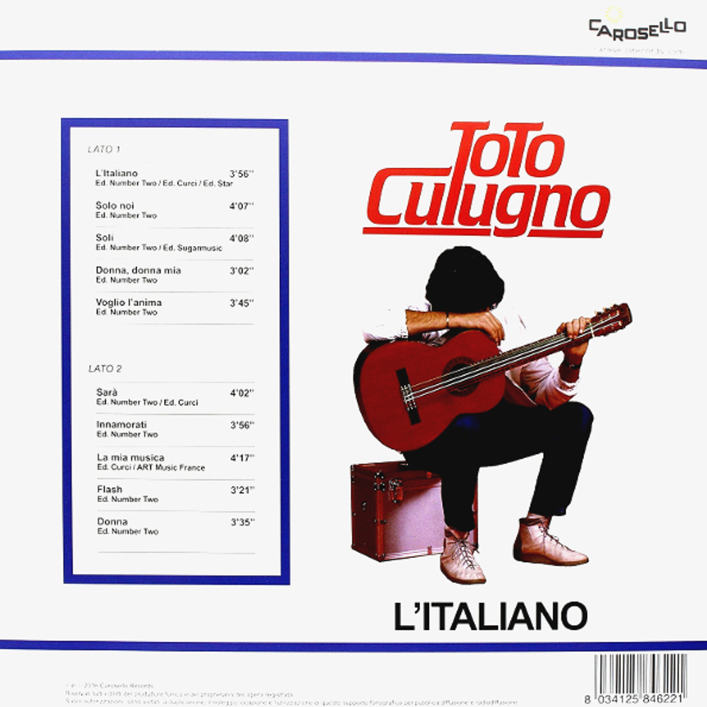 Toto Cutugno / L'Italiano (LP)